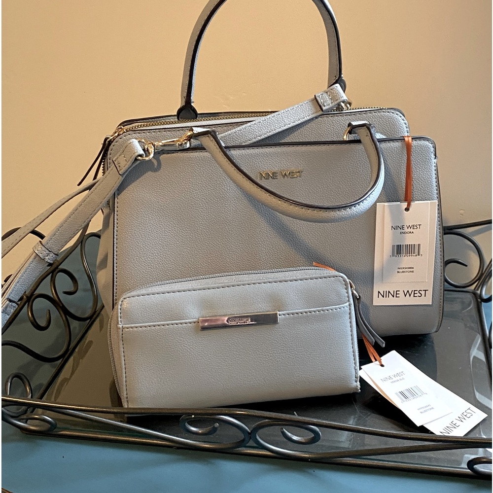 Nine West Hand Bag and Wallet Set